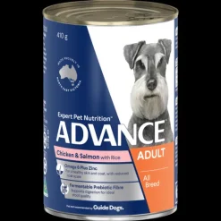 Hot Advance - Wet ADVANCE - Adult All Breed Chicken & Salmon with Rice Dog Wet Food (410g)