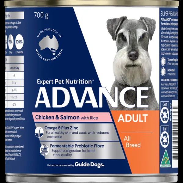 Best Advance - Wet ADVANCE - Adult All Breed Chicken & Salmon with Rice Dog Wet Food (700g)