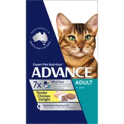 Clearance Advance - Wet ADVANCE - Adult Tender Chicken Delight Cat Wet Food (85g x 7pk)