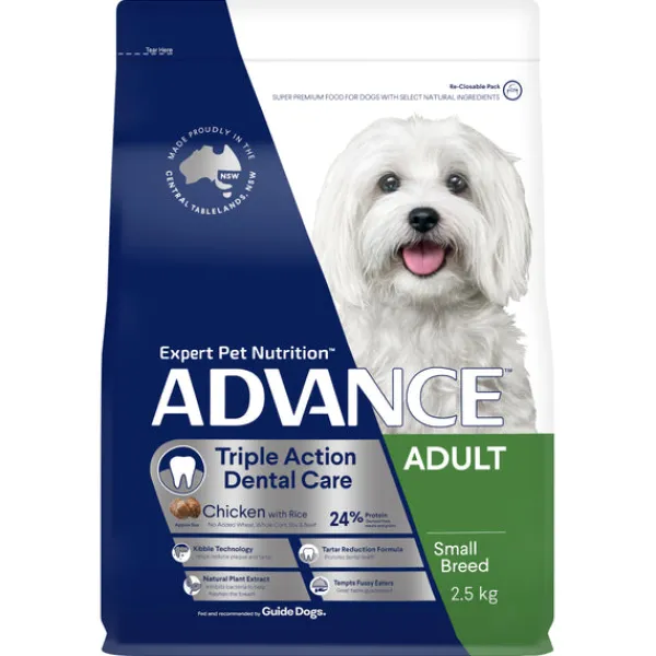 Best Advance - Dry ADVANCE - Dental Care Triple Action Adult Small Breed Chicken with Rice Dog Dry Food (2.5kg)