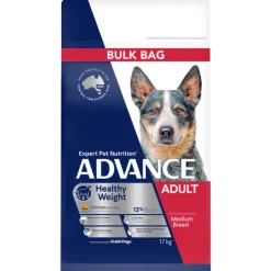 New Advance - Dry ADVANCE - Healthy Weight Adult Medium Breed Chicken with Rice Dog Dry Food (17kg)