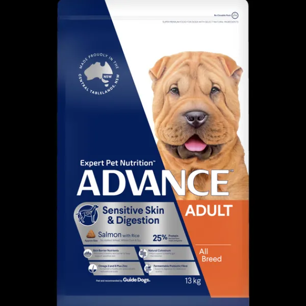 Best Advance - Dry ADVANCE - Sensitive Skin & Digestion Adult All Breed Salmon with Rice Dog Dry Food (13kg)
