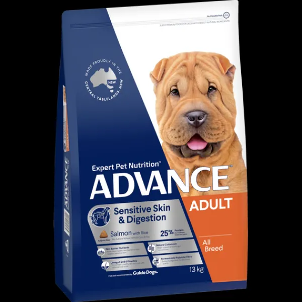 Best Advance - Dry ADVANCE - Sensitive Skin & Digestion Adult All Breed Salmon with Rice Dog Dry Food (13kg)