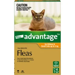Outlet Advantage - Flea Treatment for Cats up to 4kg (4pk)