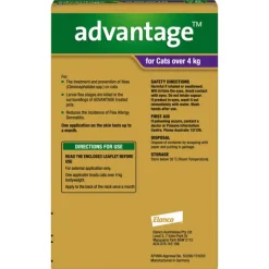 Online Advantage - Flea Treatment for Cats over 4kg (6pk)