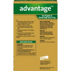 Outlet Advantage - Flea Treatment for Puppies and Dogs up to 4kg (4pk)