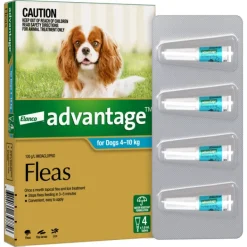 New Advantage - Flea Treatment for Dogs 4-10kg (4pk)