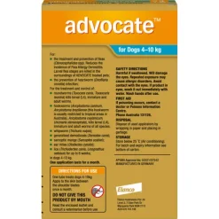 Sale Advocate - Dog 4-10kg (3pk)