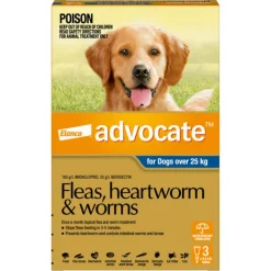 Hot Advocate - Dog over 25kg (3pk)