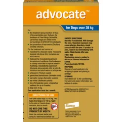 New Advocate - Dog over 25kg (6pk)