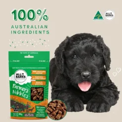 Best All Barks - Farmers Nibbles Chicken & Whitefish & Spinach & Kelp (100g)