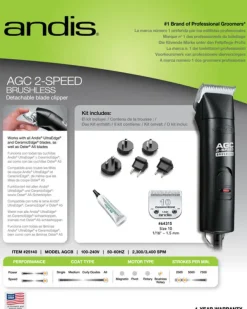 Best Andis - AGCB 2-Speed Brushless Clipper