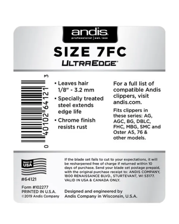 Outlet Andis - Blade UltraEdge (Size 7FC)