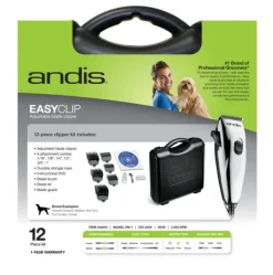 Clearance Andis - Clipper EasyClip Light Duty 12-Piece Kit