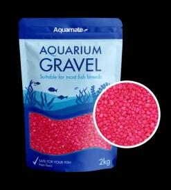 Best Natures Best Aquamate - Coloured Gravel 2kg (Fluro Pink)