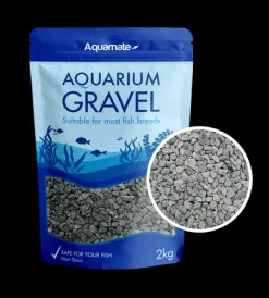 Sale Natures Best Aquamate - Natural Gravel 2kg (Dark Black)