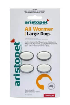 Sale Aristopet - All Wormer For Large Dogs (4pk)