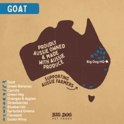 Fashion Big Dog Barf Big Dog - Goat for Dogs (3kg)