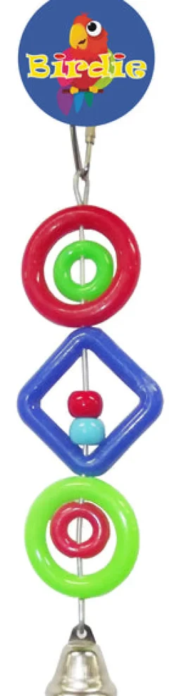 Fashion Pet Pacific Misc. Birdie - Plastic Rings/Beads with Bells (Small)