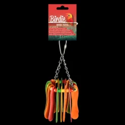 Fashion Pet Pacific Misc. Birdie - Rainbow Popsicle Hanging Bird Toy