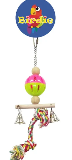 Online Pet Pacific Misc. Birdie - Wicker Man with Bells (Small)