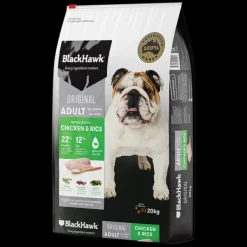 Discount Black Hawk - Dry Black Hawk - Chicken & Rice Adult Dog Dry Food (20kg)