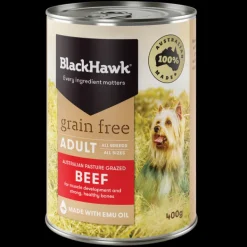 New Black Hawk - Wet Black Hawk - Grain Free Beef Dog Wet Food (400g)