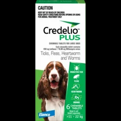 Hot Credelio Plus - Chewable Tablets for Large Dogs (11-22kg) (6pk)