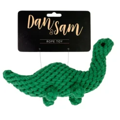 Online Dan and Sam Dan & Sam - Berry the Brontosaurus Rope Dog Toy