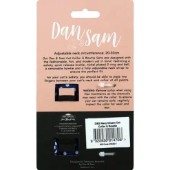 Online Dan and Sam Dan & Sam - Cat Collar & Bowtie (Navy Dream)
