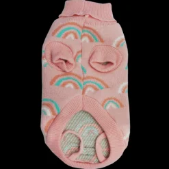 Best Dan and Sam Dan & Sam - Dog Jumper (Pink Rainbows) - 35cm