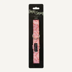 Online Dan and Sam Dan & Sam - Dog Lead (Candy Cane Kisses) - Large