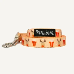 Fashion Dan and Sam Dan & Sam - Dog Lead (Love You Deerly) - Large