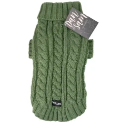 Discount Dan and Sam Dan & Sam - Knitted Sweater (Olive Green) - 50cm