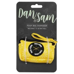 Fashion Dan and Sam Dan & Sam - Poop Bag Dispenser (Wild Sunflower)