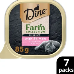 Best Dine - Farmers Collection Salmon with Sweet Potato & Spinach Cat Wet Food (85g x 7pk)