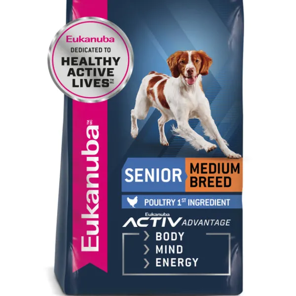 Discount Eukanuba - Dry Eukanuba - Medium Breed Senior Adult Dog Dry Food (15kg)