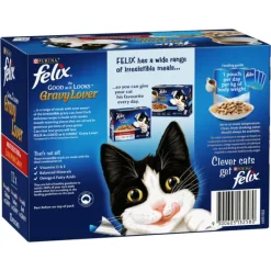 Outlet Nestle Wet FELIX AGAIL Gravy Lovers Meat Selection 85g 12pk
