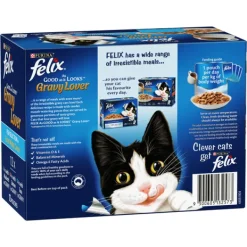 Hot Nestle Wet FELIX AGAIL Gravy Lovers Fish Selection 85g 12pk