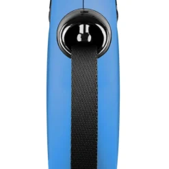 Sale Natures Best Flexi - New Classic Retractable Tape Lead for Large Dog Blue (5m)
