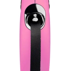 Outlet Natures Best Flexi - New Classic Retractable Tape Lead for Small Dog Pink (5m)