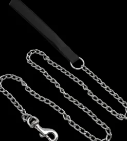 Online Furwear - Padded Dog Chain Lead (Black)
