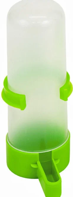 Outlet Showmaster Green and White Tube Feeder/Drinker (Small)