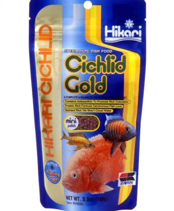 Discount Aquacenta Hikari - Sinking Cichlid Gold - Mini Pellet (100g)