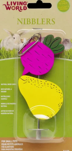 Outlet Pet Pacific Misc. Living World - Beet and Pear on Stick Wood Chew