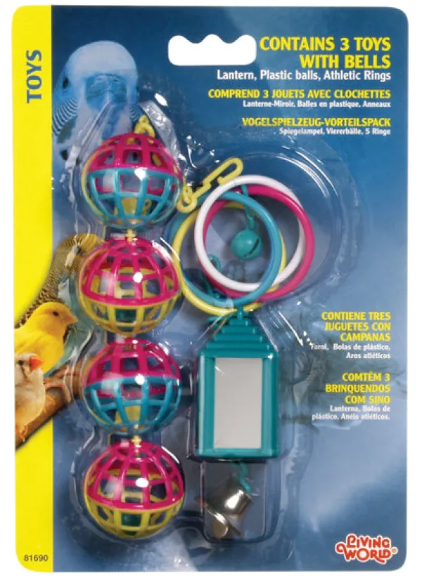 Hot Pet Pacific Misc. Living World - Bird Toys Value Pack