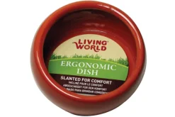 Online Pet Pacific Misc. Living World - Ceramic Pet Dish (Terracotta) (420ml)