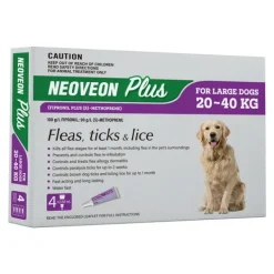 Clearance Neove Pharma NEOVEON PLUS - Large Dogs 20-40kg (4pk)