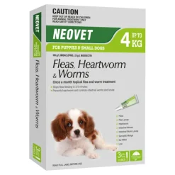 Clearance Neove Pharma NEOVET - Puppies & Small Dogs Up to 4kg (3pk)