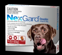 Online Boehringer Ingelheim NexGard Chewables Dog - 25.1-50kg (3pk)